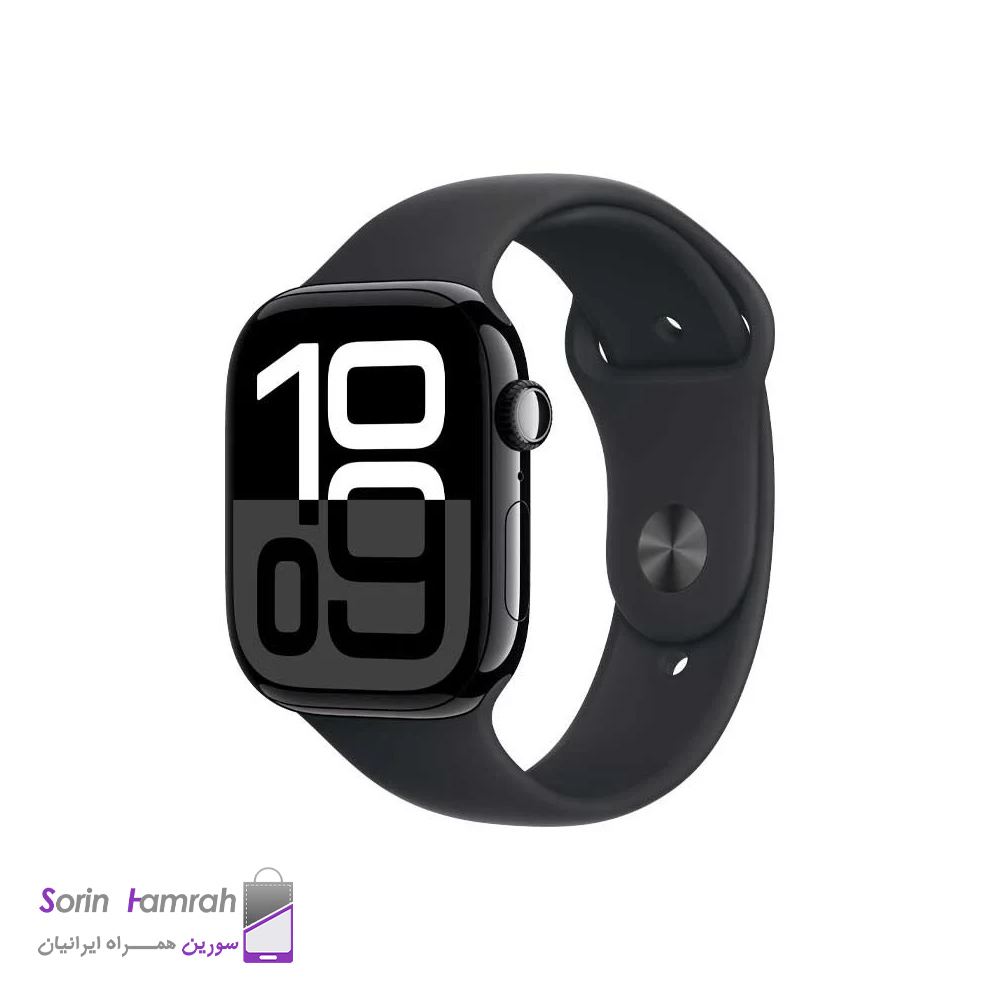 اپل واچ سری 10 مدل 46mm بدنه آلومینیوم با بند سیلیکونی